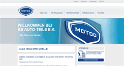 Desktop Screenshot of ks-auto-teile.de