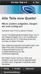 Mobile Screenshot of ks-auto-teile.de