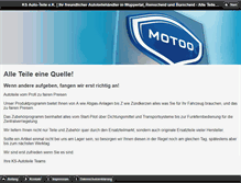 Tablet Screenshot of ks-auto-teile.de